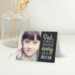 Tarjeta fotográfica del Día del Niño Grande Papá<br><div class="desc">Hacerlo sentir amado con esta elegante tarjeta del Día del Padre de Berry Berry Sweet.</div>