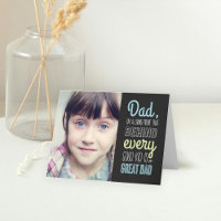 Tarjeta fotográfica del Día del Niño Grande Papá
