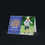 Tarjeta fotográfica del Día del Padre de Super Pap<br><div class="desc">Toda la fotografía se muestra sólo como muestra y no se puede revender. Este producto sólo se pretende adquirir una vez que las fotos de muestra se sustituyan por las propias imágenes.</div>