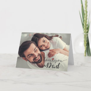 Tarjeta fotográfica del Día del Padre, Día del Pad