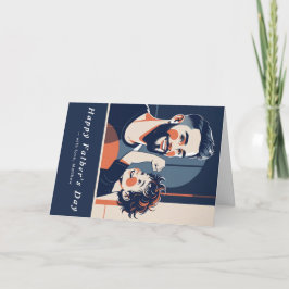 Tarjeta fotográfica del Día del Padre - Mensaje de