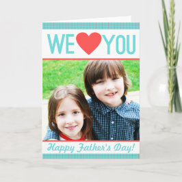 Tarjeta fotográfica del Día del Padre Moderno