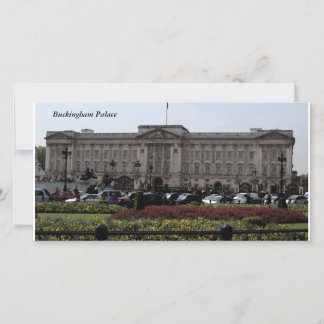 Tarjeta fotográfica del Palacio de Buckingham