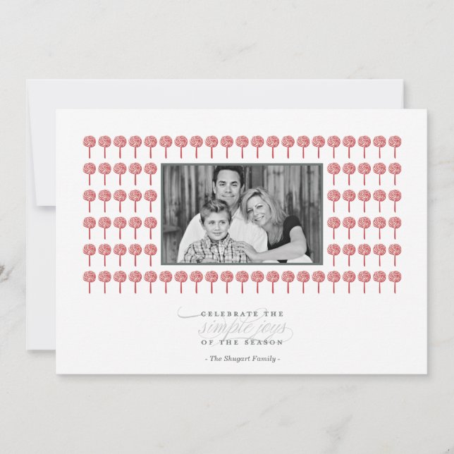 Tarjeta fotográfica del patrón Peppermint Geisha (Anverso)