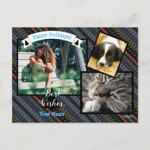 Tarjeta fotográfica - Diseño de Needlepoint - HAMb
