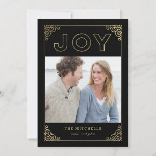 Tarjeta fotográfica EDITABLE COLOR Refinado Joy Ho