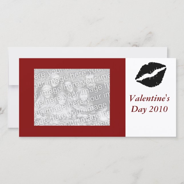 Tarjeta fotográfica el día de San Valentín 2010 (Anverso)