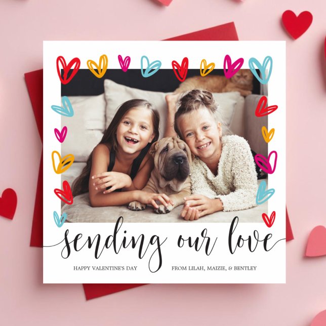 Tarjeta fotográfica El día de San Valentín de cora (Subido por el creador)