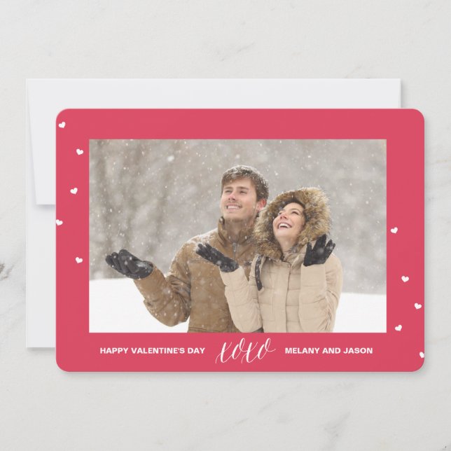 Tarjeta fotográfica El día de San Valentín de Hear (Anverso)