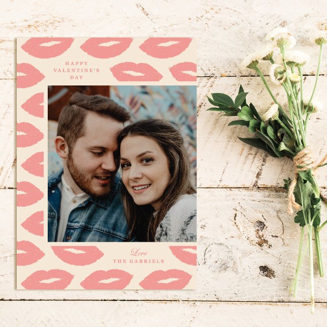Tarjeta fotográfica El día de San Valentín moderna (Subido por el creador)