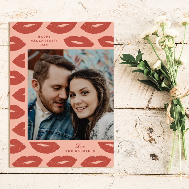 Tarjeta fotográfica El día de San Valentín moderna (Subido por el creador)