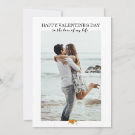 Tarjeta fotográfica El día de San Valentín persona