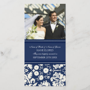 Tarjeta fotográfica Elopement Invitación Photo Car