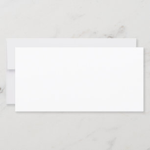 Tarjeta fotográfica en blanco 4x8