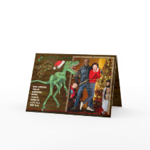 Tarjeta fotográfica familiar de navidades | Funny 