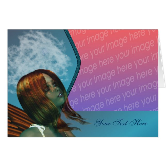 Tarjeta fotográfica Fantasy Fantasy de bonito (Anverso (Horizontal))