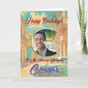 Tarjeta fotográfica Feliz Cumpleaños