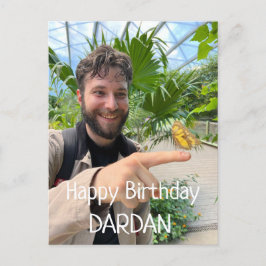 Tarjeta fotográfica feliz cumpleaños Personalizado