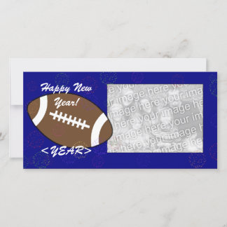 Tarjeta fotográfica - Fútbol de Año Nuevo