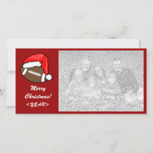 Tarjeta fotográfica - Fútbol Navidad