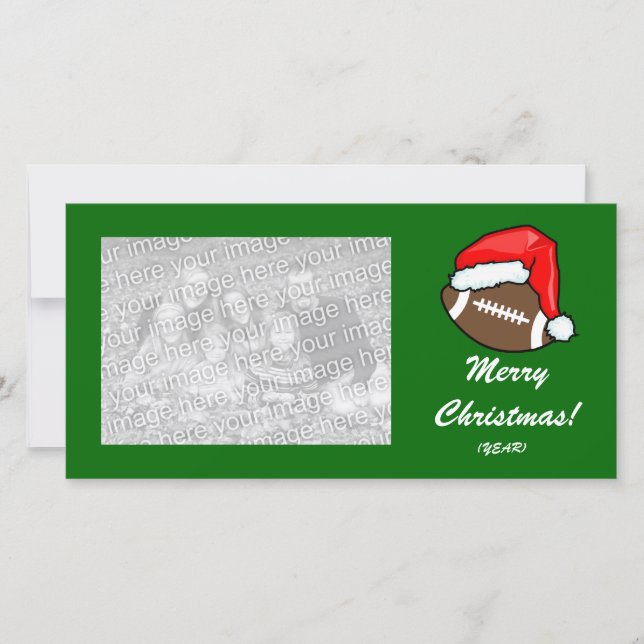 Tarjeta fotográfica - Fútbol Navidad (Anverso)