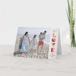 Tarjeta fotográfica Geo Love El día de San Valentí