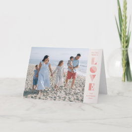 Tarjeta fotográfica Geo Love El día de San Valentí