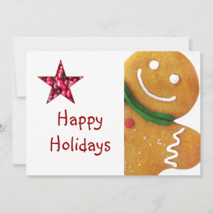 Tarjeta fotográfica Gingerbread Man