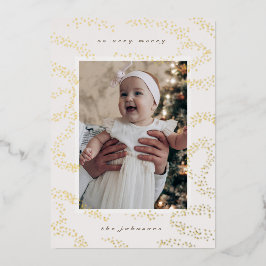 Tarjeta fotográfica Golden Sparkles