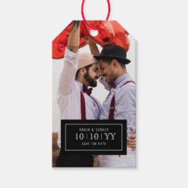 Tarjeta fotográfica | Guardar La Fecha | Etiqueta 