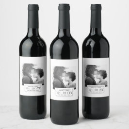 Tarjeta fotográfica | Guardar La Fecha | Etiqueta 