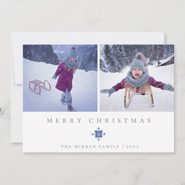 Tarjeta fotográfica holandesa de vacaciones floral (Anverso)