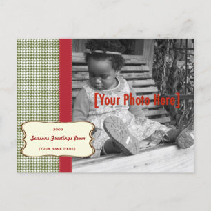Tarjeta fotográfica Holiday Houndstap