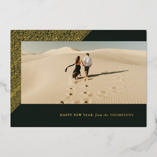 Tarjeta fotográfica horizontal de marco de Relieve (Anverso)