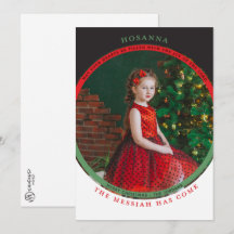 Tarjeta fotográfica Hosanna