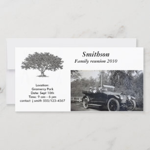 Tarjeta fotográfica - Invitación