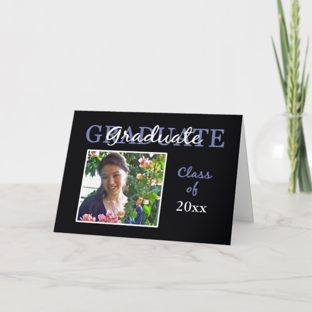 Tarjeta fotográfica/invitación a una fiesta de gra (Anverso)