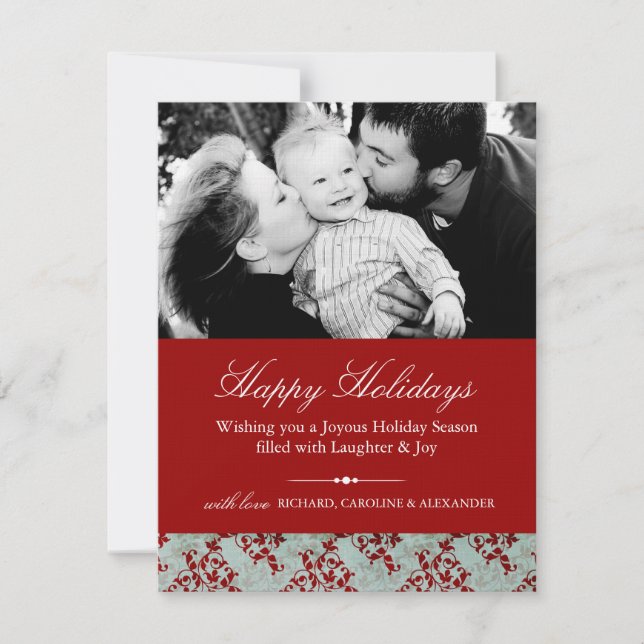 Tarjeta fotográfica invitaciones a Navidades de cl (Anverso)