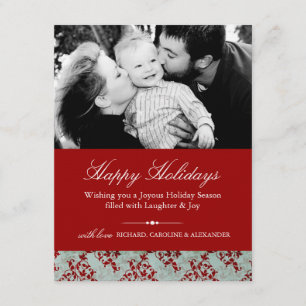 Tarjeta fotográfica invitaciones a Navidades de cl