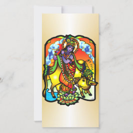 Tarjeta fotográfica Krishna
