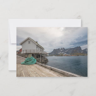 Tarjeta fotográfica Lofoten Noruega