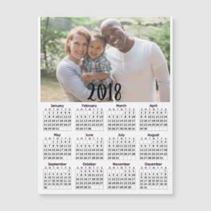 Tarjeta fotográfica magnética personalizada del ca