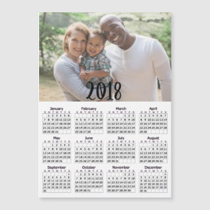 Tarjeta fotográfica magnética personalizada del ca
