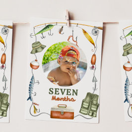 Tarjeta fotográfica mensual de pesca