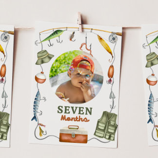 Tarjeta fotográfica mensual de pesca