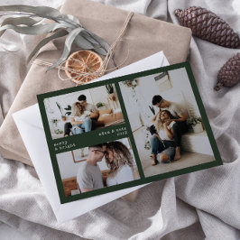 Tarjeta fotográfica Merry and Bright Minimalista H