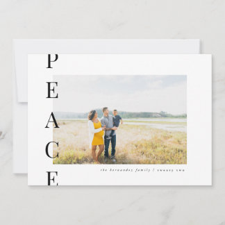 Tarjeta fotográfica Minimalista de vacaciones de p