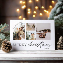 Tarjeta fotográfica Minimalista moderna