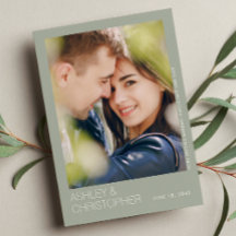 Tarjeta fotográfica Minimalista moderna para guard