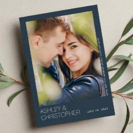 Tarjeta fotográfica Minimalista moderna para guard